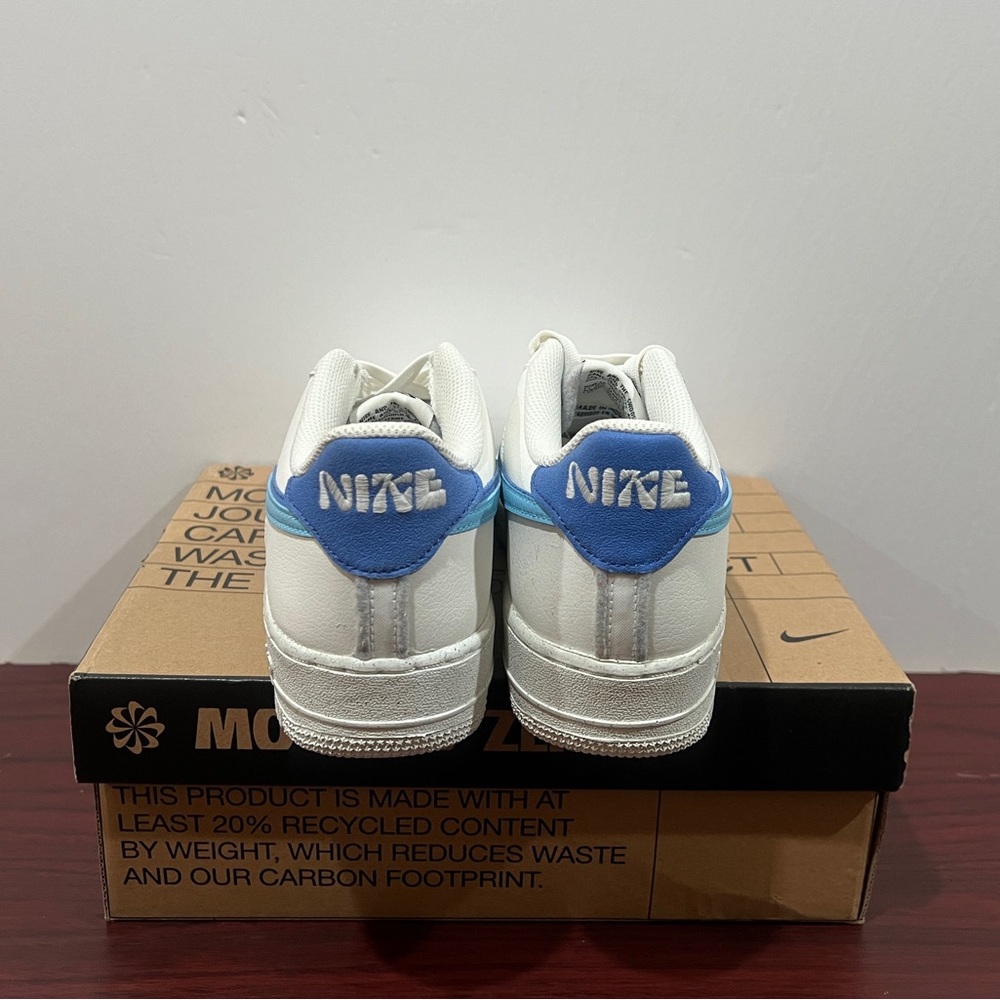 Nike, Air Force 1 LV8, DQ0359 100, White & Blue - Picture 7 of 13